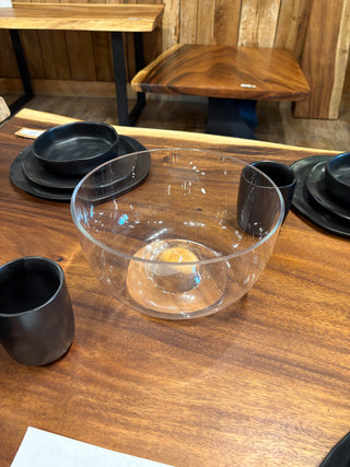 Glass Salad Bowl