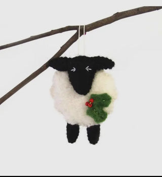 Sheep Felt Ornament