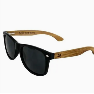 Classic Black Bamboo Sunglasses