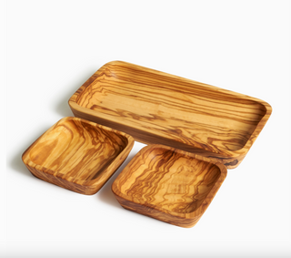 Olive wood dishes