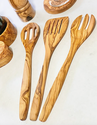 olive wood fork