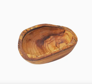 Olive Wood Dipping Bowl - Rustic - 4.5" x 2.5"